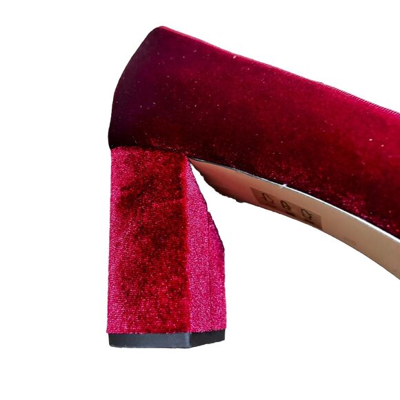 J C Crew Mary Jane’sStack Heel Shoes Womens Size 10 Holiday Party Formal Wedding - Picture 6 of 8